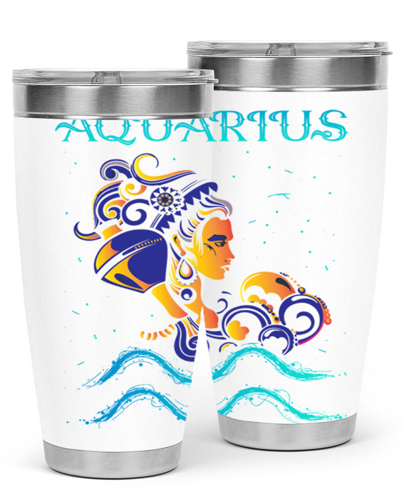 AquariusZodiac 76#- zodiac- Tumbler