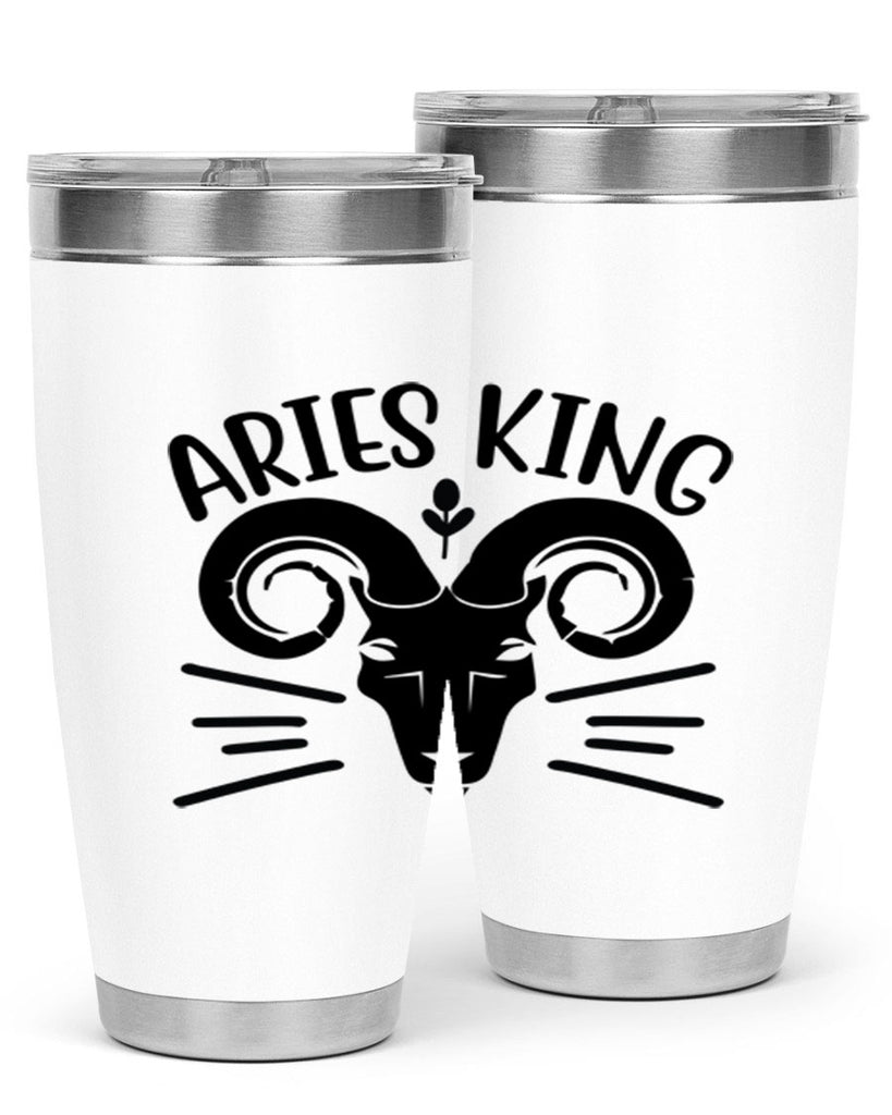 Aries king 109#- zodiac- Tumbler