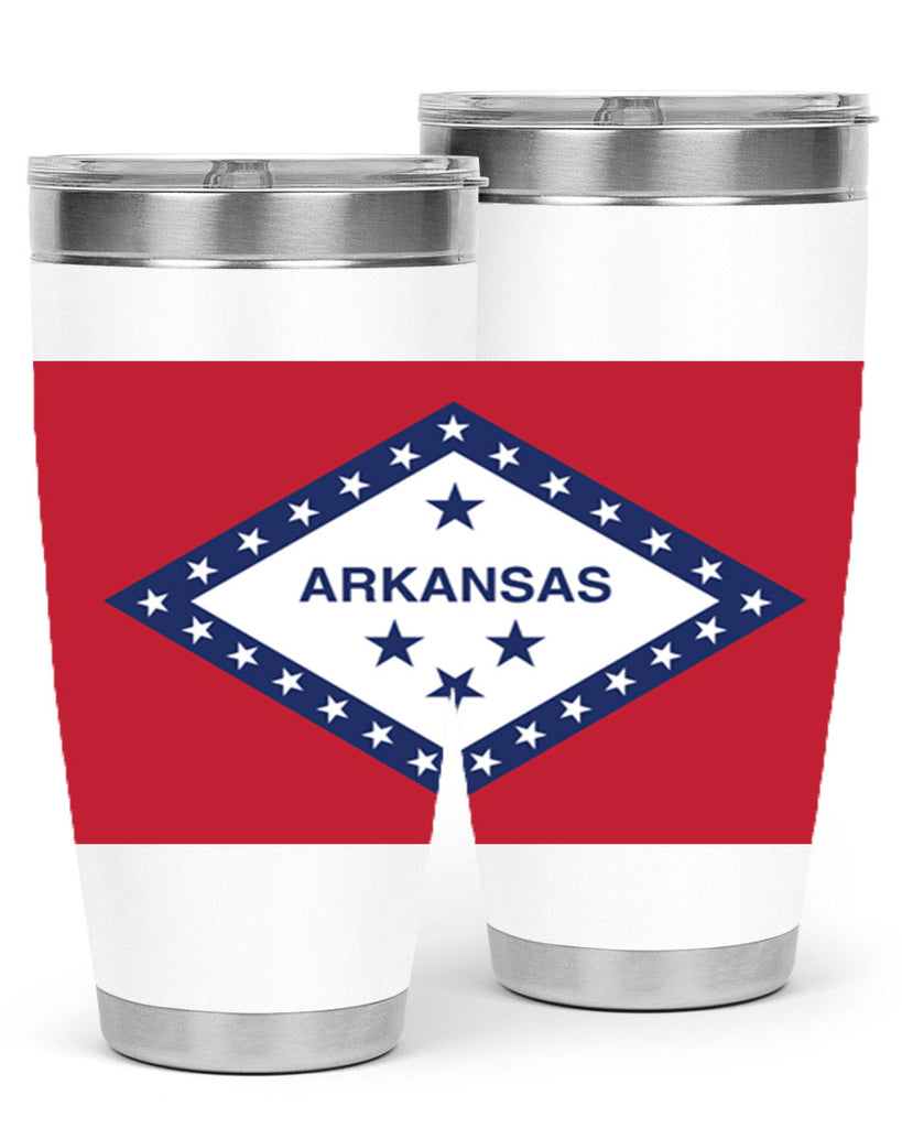 Arkansas 48#- Us Flags- Tumbler