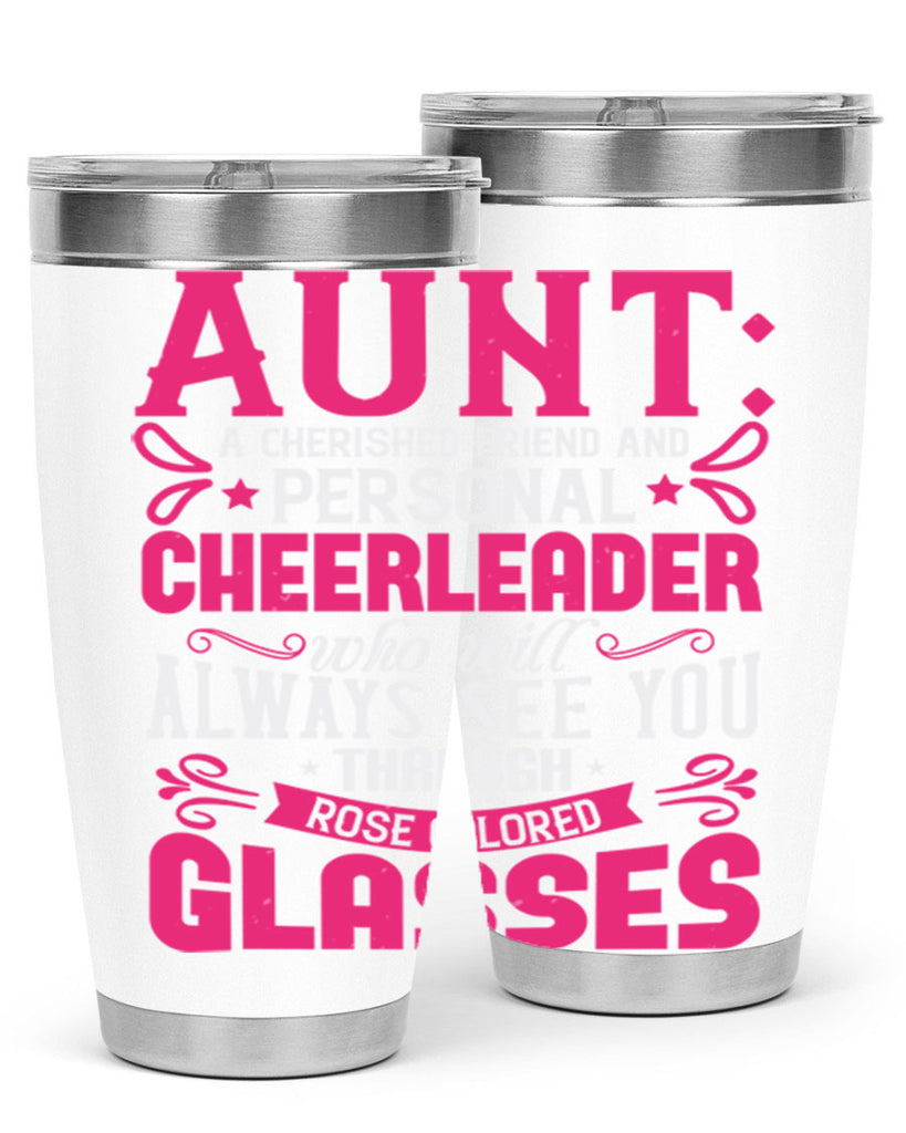 Aunt A cherished friend and personal cheerleader Style 70#- aunt- Tumbler