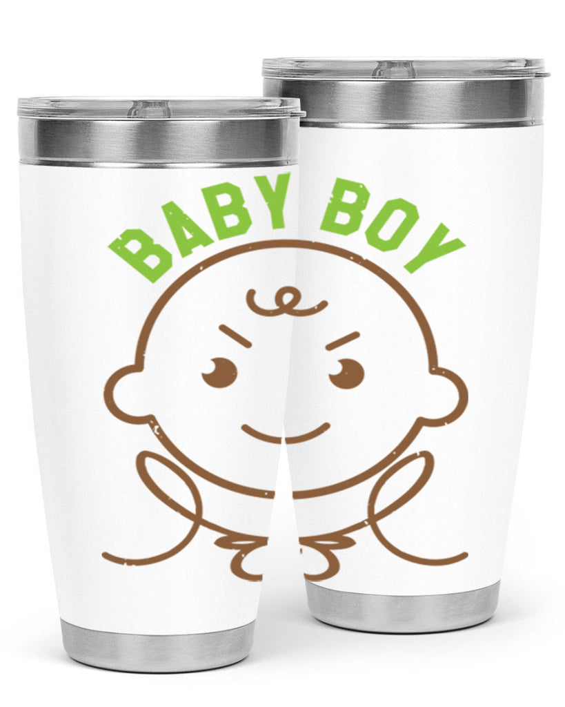 Baby Boy Style 4#- baby shower- tumbler