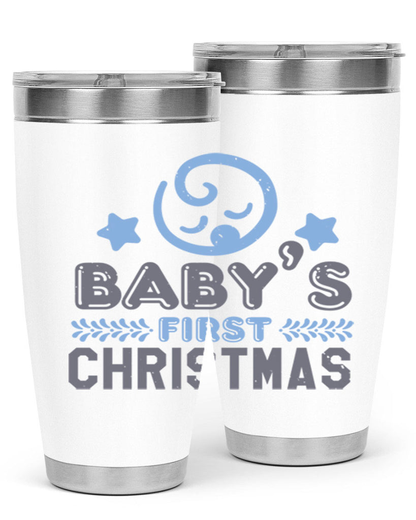 Baby First Christmas Style 2#- baby shower- tumbler