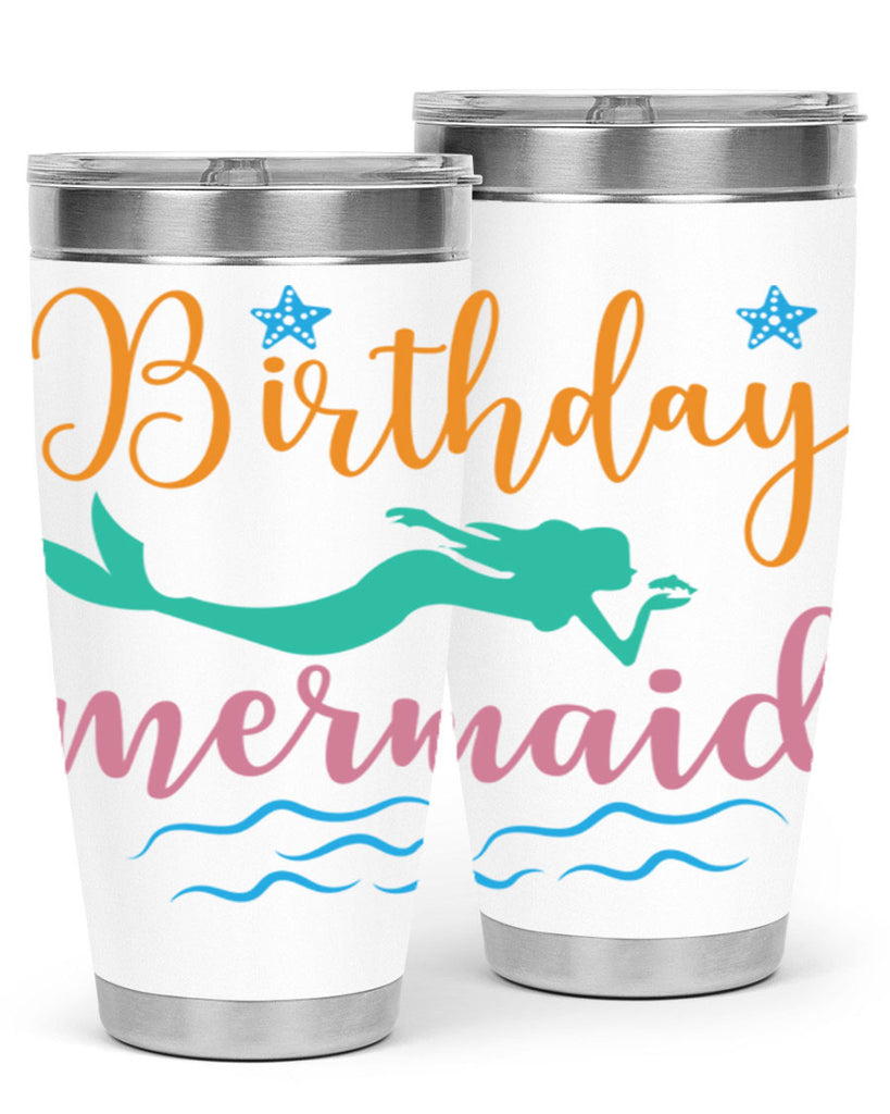 Birthday Mermaid Design 79#- mermaid- Tumbler