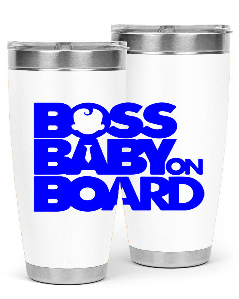Boss Baby On Board 2#- black words phrases- Cotton Tank