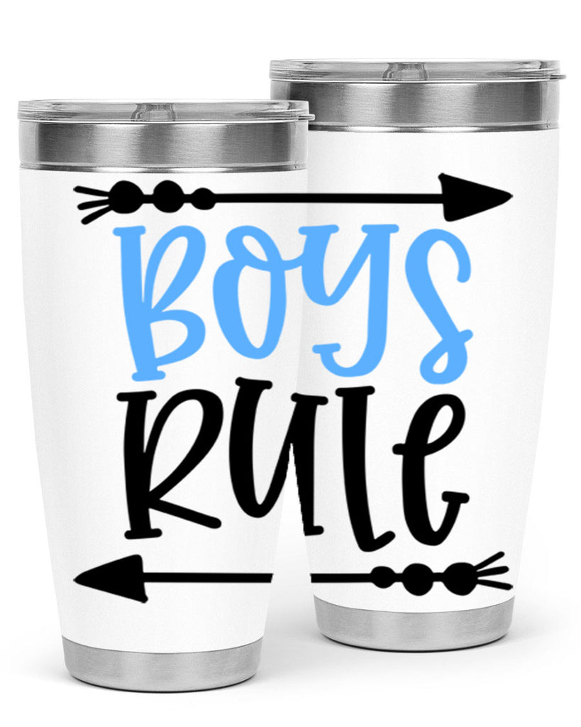Boys Rule Style 108#- baby- tumbler