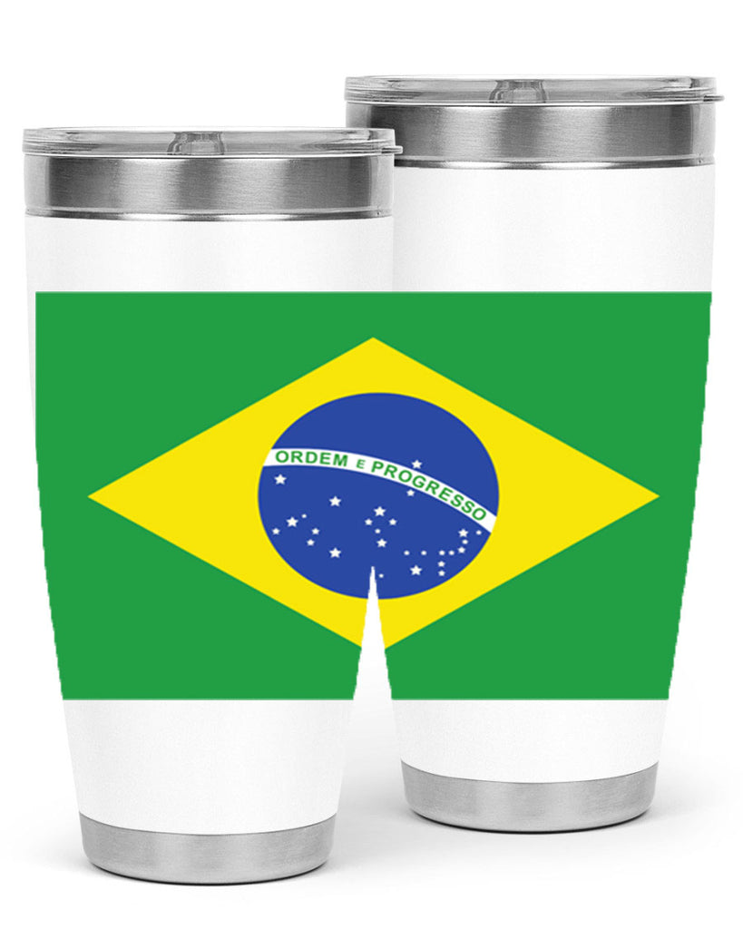 Brazil 174#- world flags- Tumbler