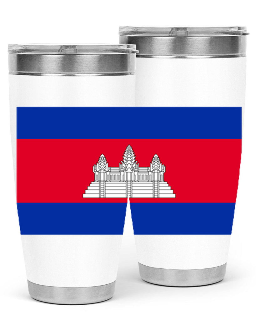 Cambodia 168#- world flags- Tumbler