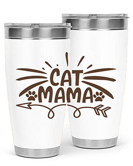 Cat Mama Style 5#- cat- Tumbler