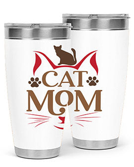 Cat Mom Style 6#- cat- Tumbler