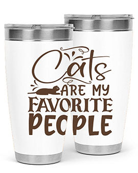 Cats Are My Favorite People Style 7#- cat- Tumbler