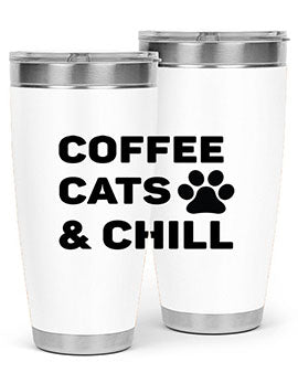 Coffee Cat Style 41#- cat- Tumbler