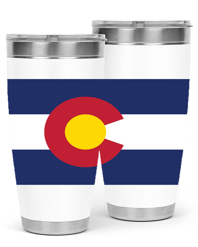 Colorado 46#- Us Flags- Tumbler