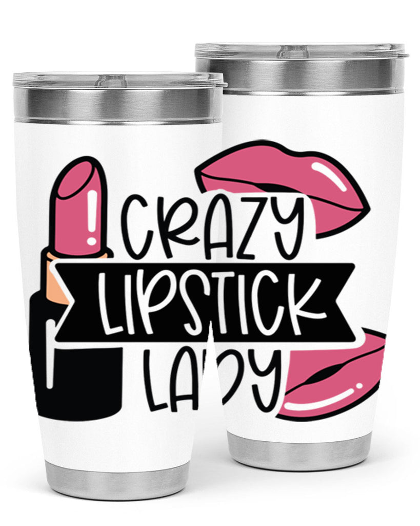 Crazy Lipstick Lady Style 108#- make up- Tumbler