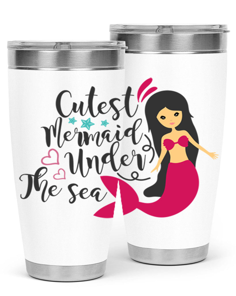Cutest Mermaid under the sea 95#- mermaid- Tumbler