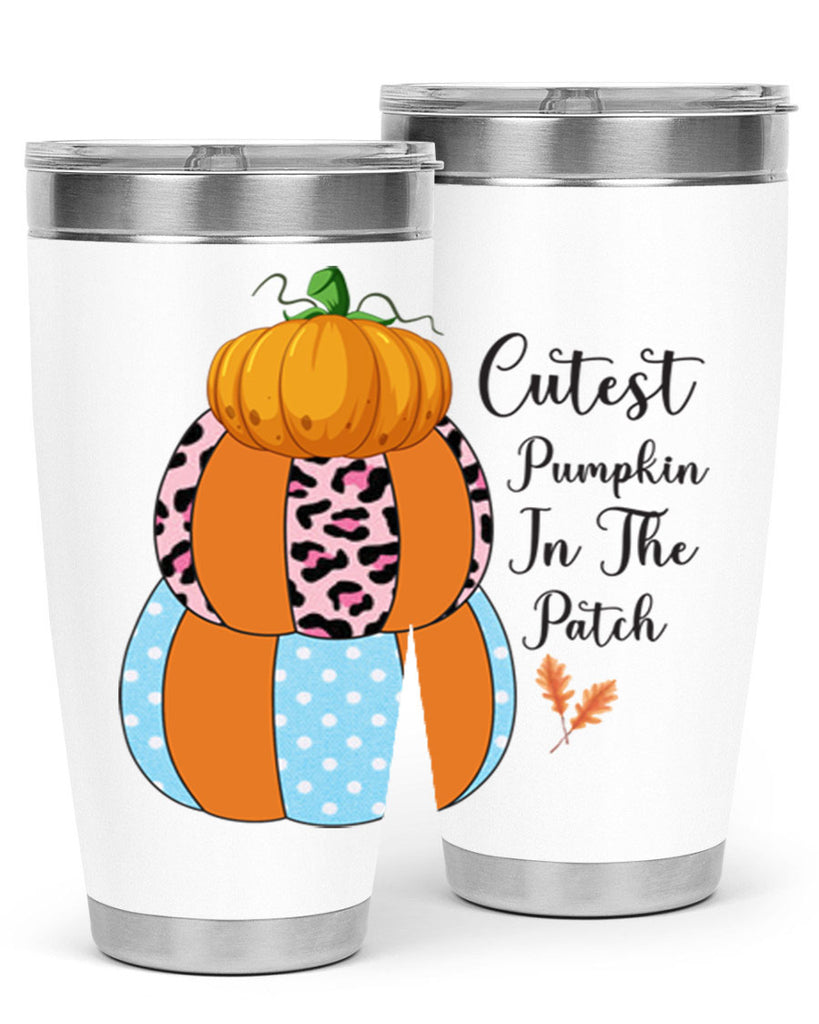 Cutest Pumpkin in the Patch 64#- fall- Tumbler