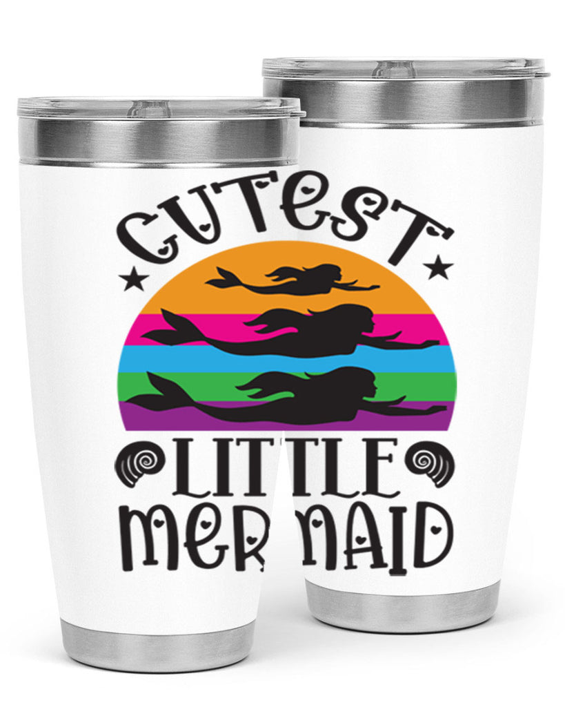 Cutest little mermaid 96#- mermaid- Tumbler