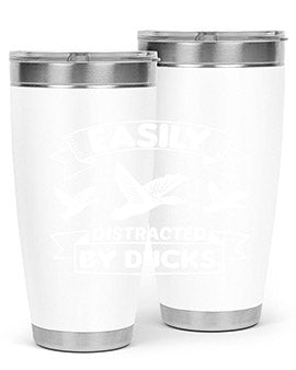 Easily Distracted By Ducks Style 48#- duck- Tumbler