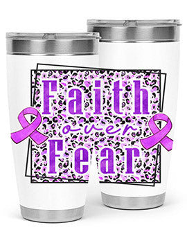 Faih Over Fear AlzheimerS Awareness 138#- alzheimers- Tumbler