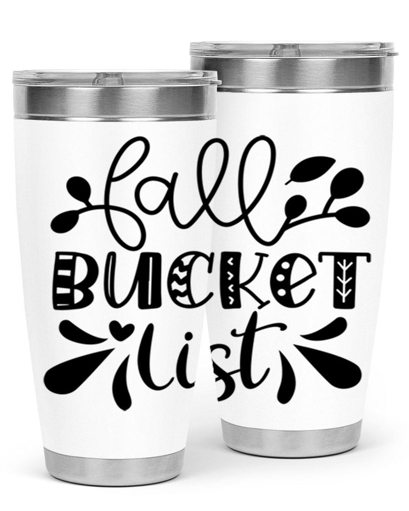 Fall Bucket List 94#- fall- Tumbler