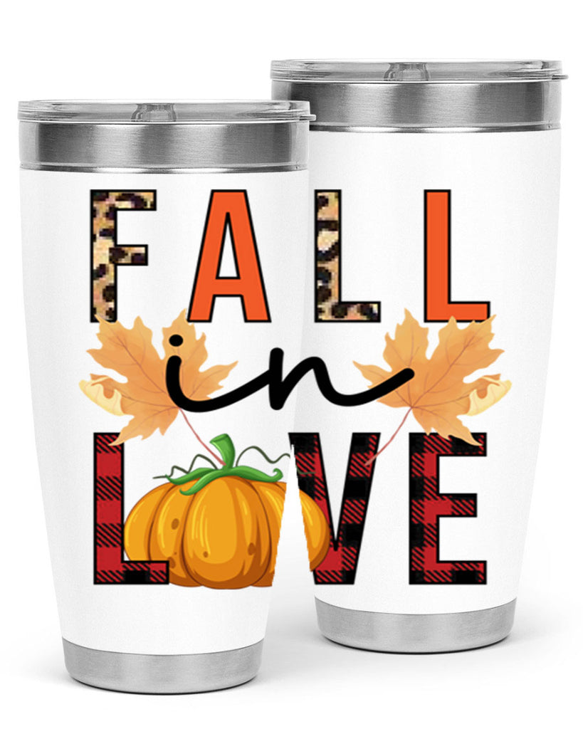 Fall in Love 104#- fall- Tumbler