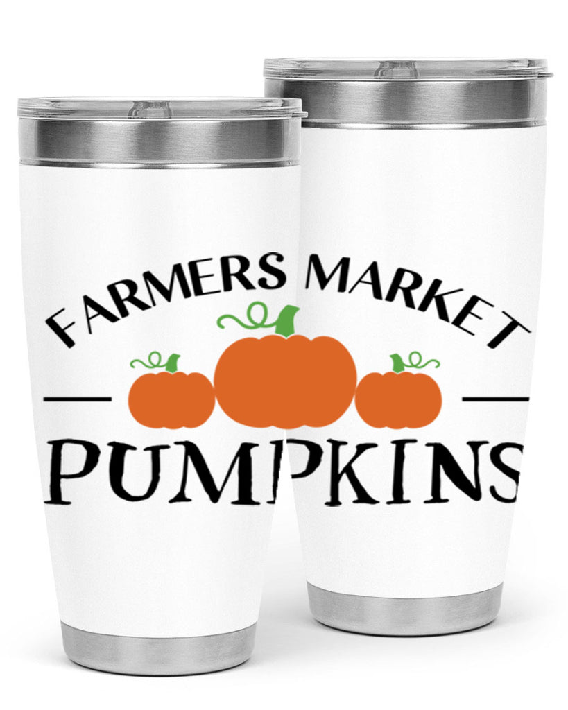 Farmers Market Pumpkins 178#- fall- Tumbler
