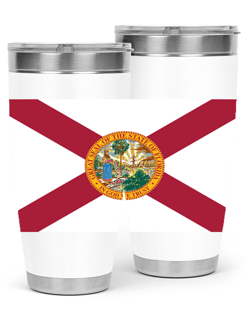 Florida 43#- Us Flags- Tumbler