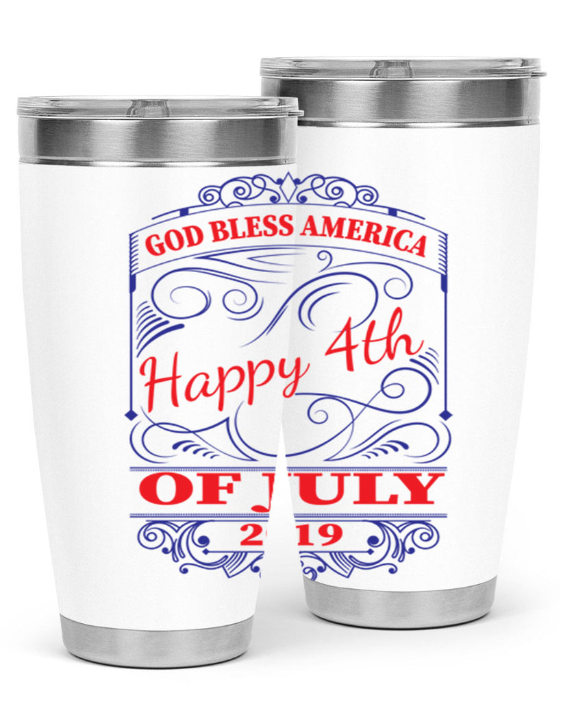 GOD BLESS AMERICA Happy thOF JULY Style 94#- Fourt Of July- Tumbler