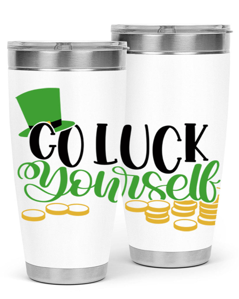 Go Lucky Yourself Style 98#- St Patricks Day- Tumbler