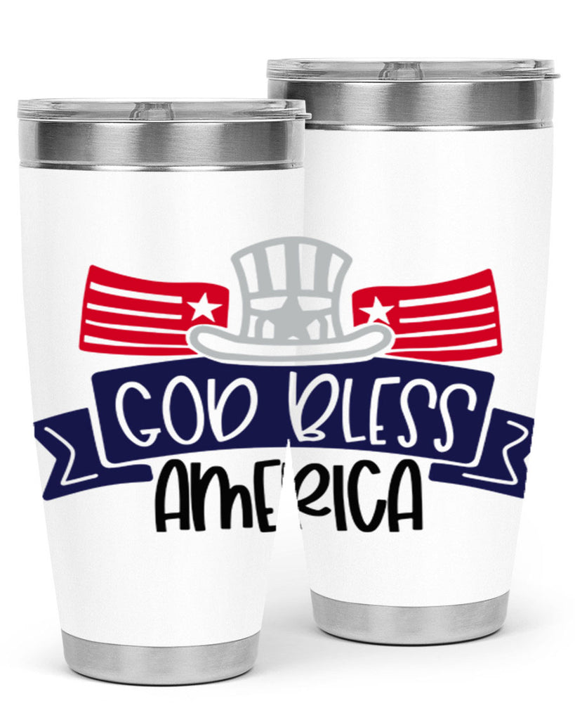 God Bless America Style 151#- Fourt Of July- Tumbler