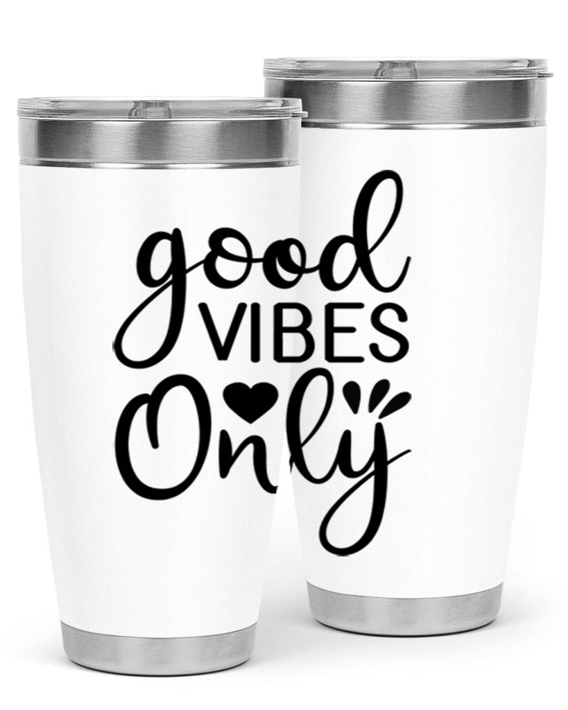 Good vibes only design 202#- mermaid- Tumbler