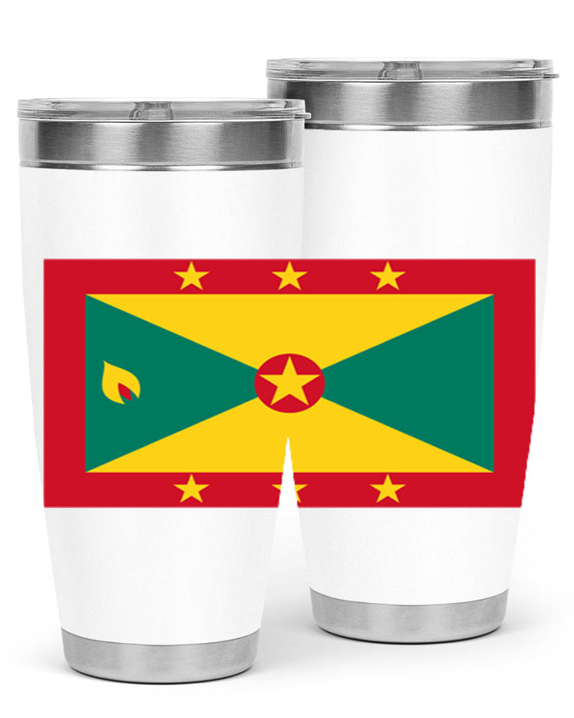 Grenada 130#- world flags- Tumbler
