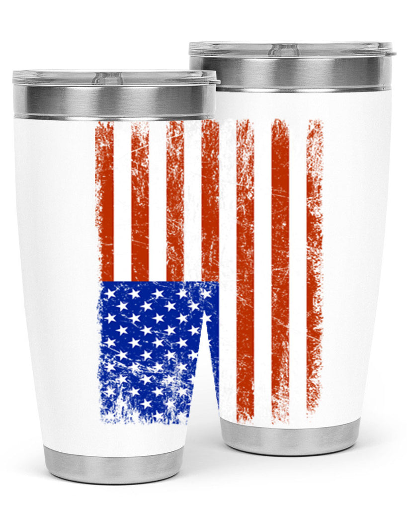 Grunge Flag 52#- Us Flags- Tumbler