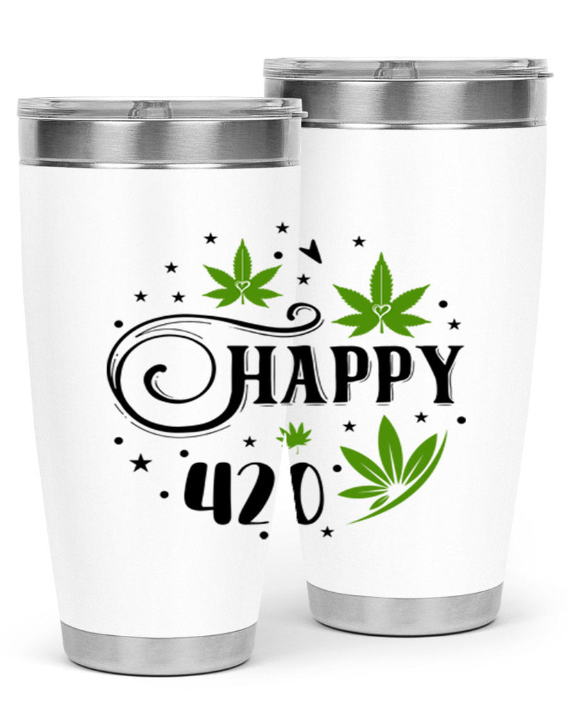 Happy 420 101#- marijuana- Tumbler