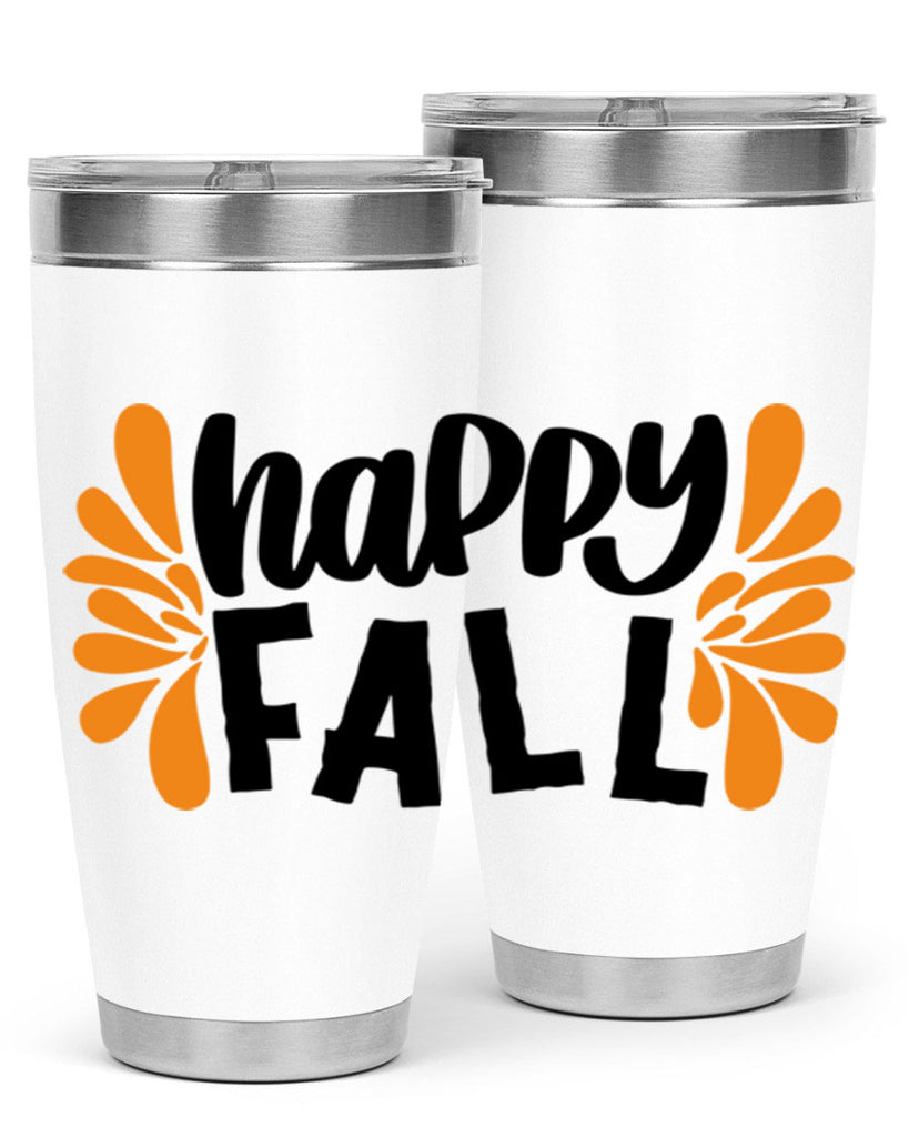 Happy Fall 491#- fall- Tumbler