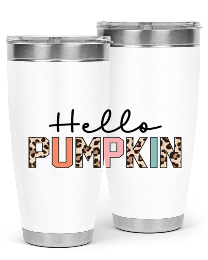 Hello pumpkin 289#- fall- Tumbler