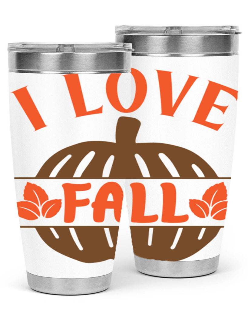I Love Fall 337#- fall- Tumbler