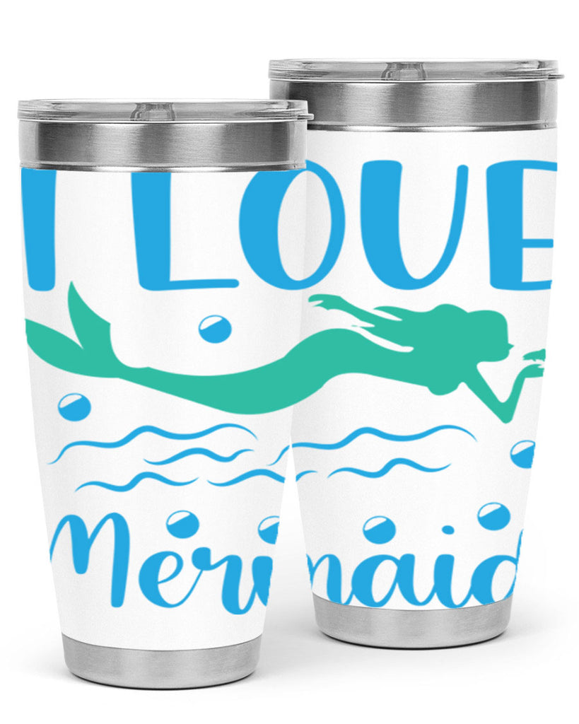 I Love Mermaid Design 231#- mermaid- Tumbler