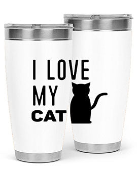 I Love My Cat Style 57#- cat- Tumbler