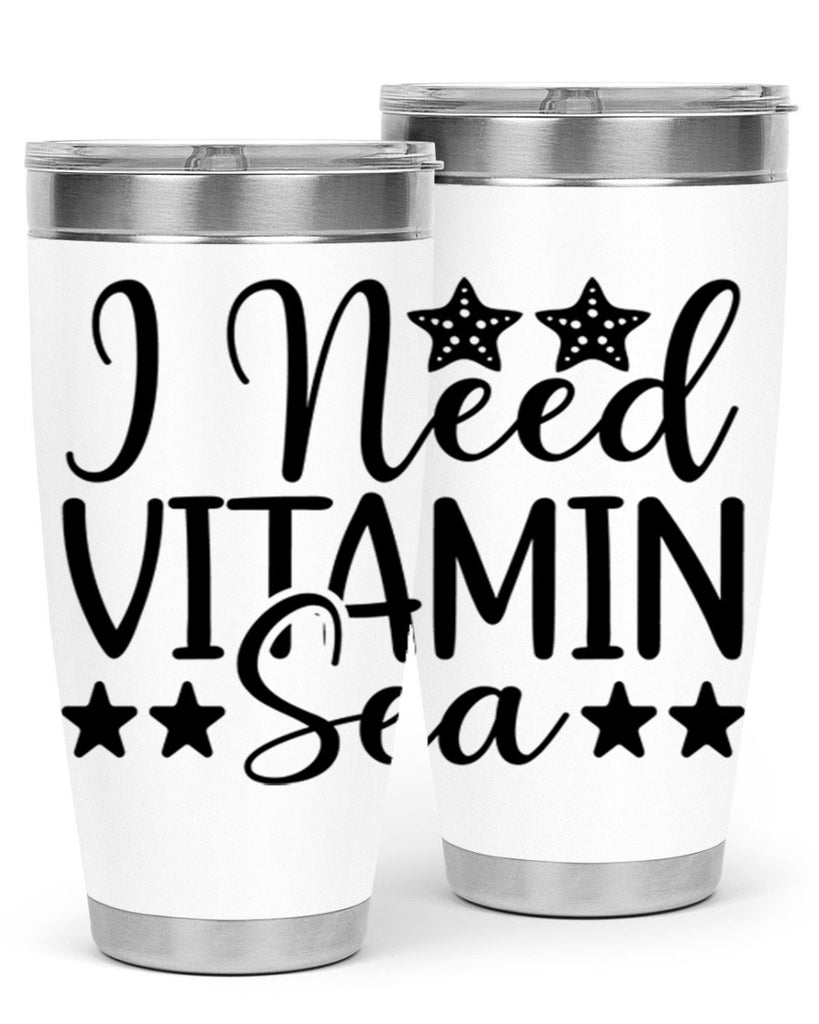 I Need Vitamin Sea 232#- mermaid- Tumbler
