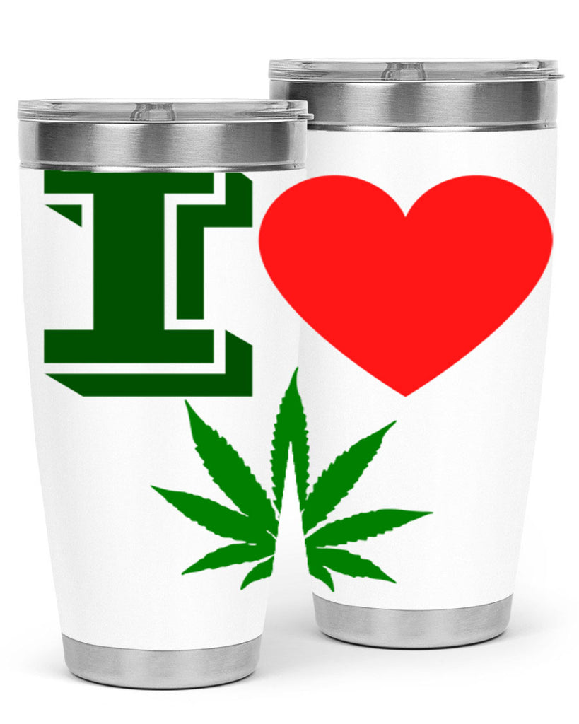 I love Cannabis 127#- marijuana- Tumbler