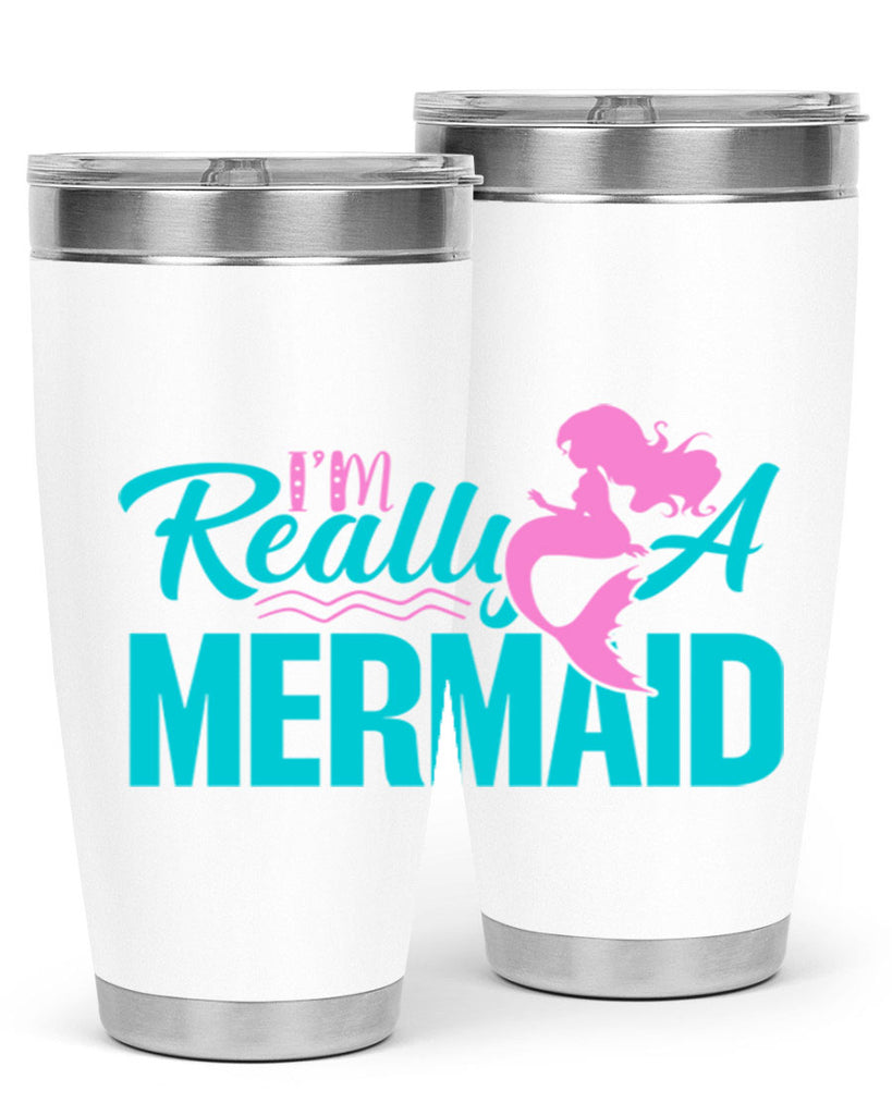 I m Really A Mermaid 212#- mermaid- Tumbler