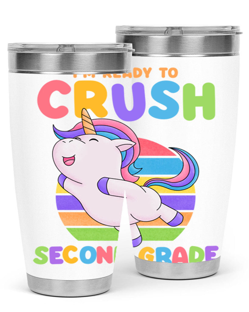 Im Ready to Crush 2nd 14#- second grade- Tumbler