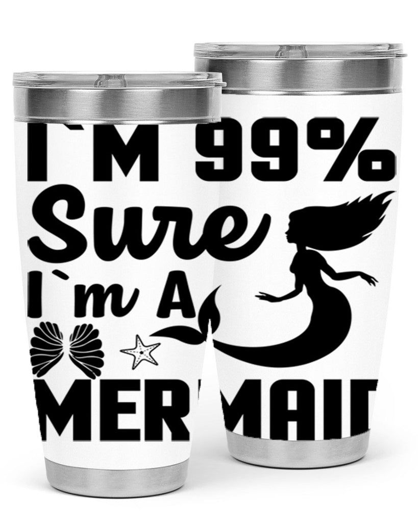 Im sure im a 253#- mermaid- Tumbler