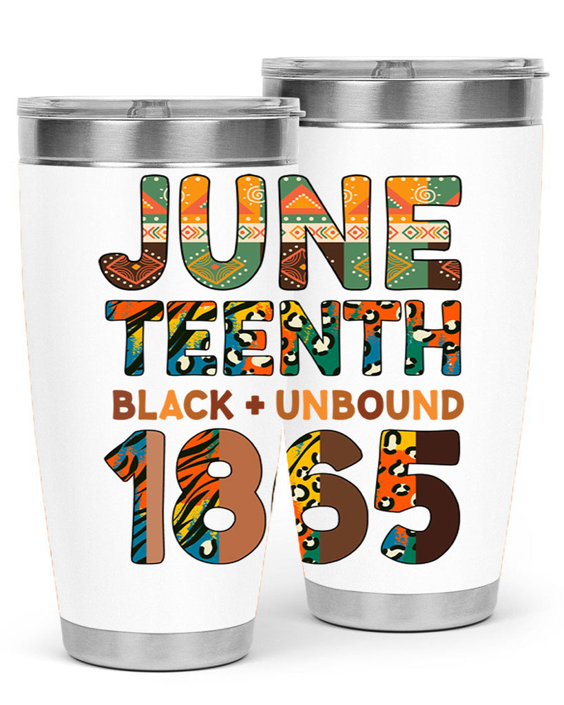 Juneteenth Black Unbound 1865 Png 33#- Juneteenth- tumbler