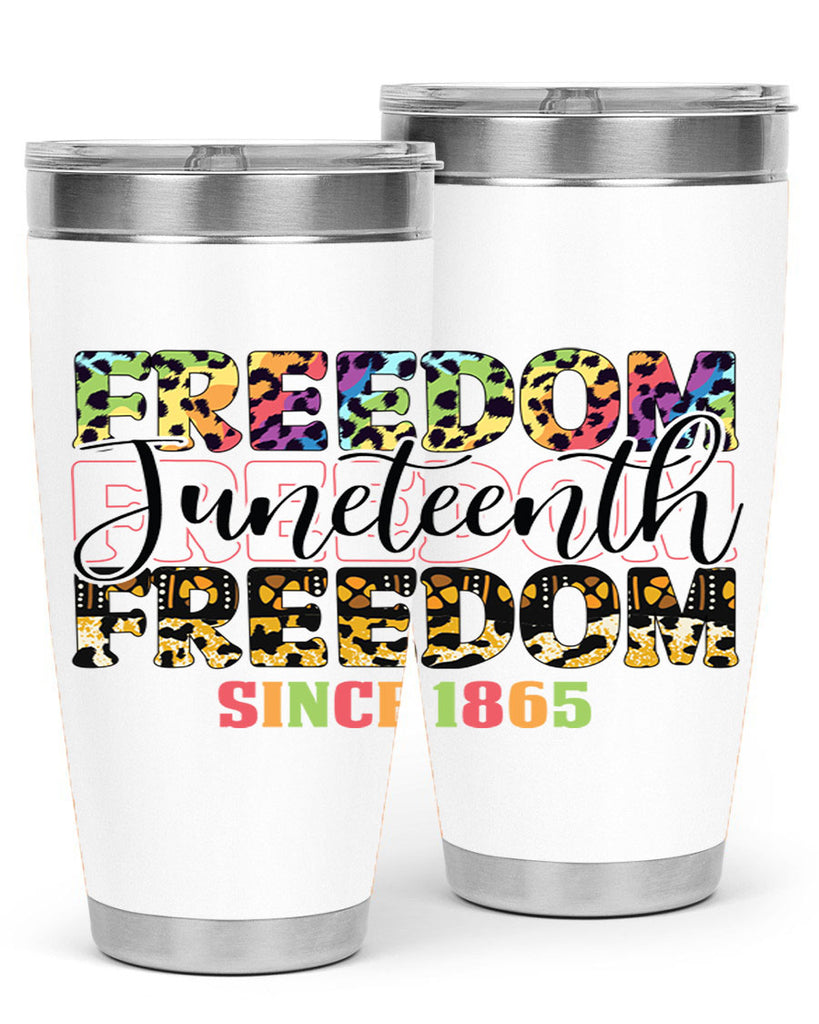 Juneteenth Freedom Since 1865 Png 36#- Juneteenth- tumbler