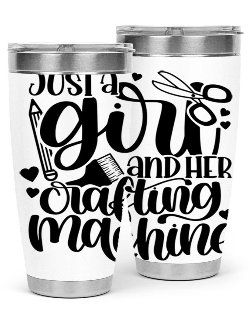 Just A Girl And Her Crafting 16#- crafting- Tumbler