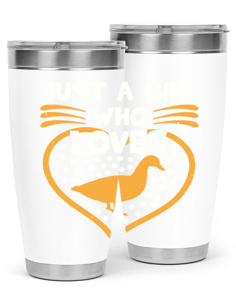 Just A Girl Who Loves Duck Style 34#- duck- Tumbler