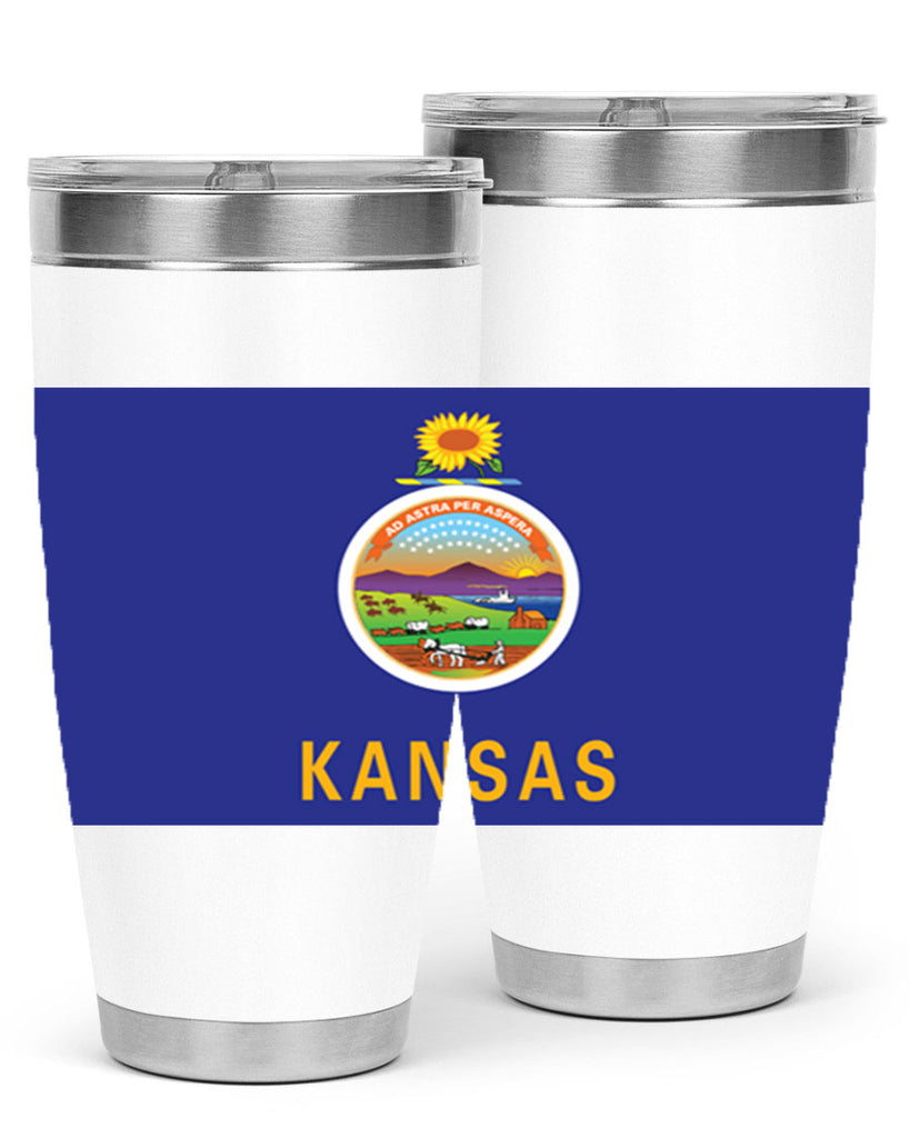 Kansas 36#- Us Flags- Tumbler