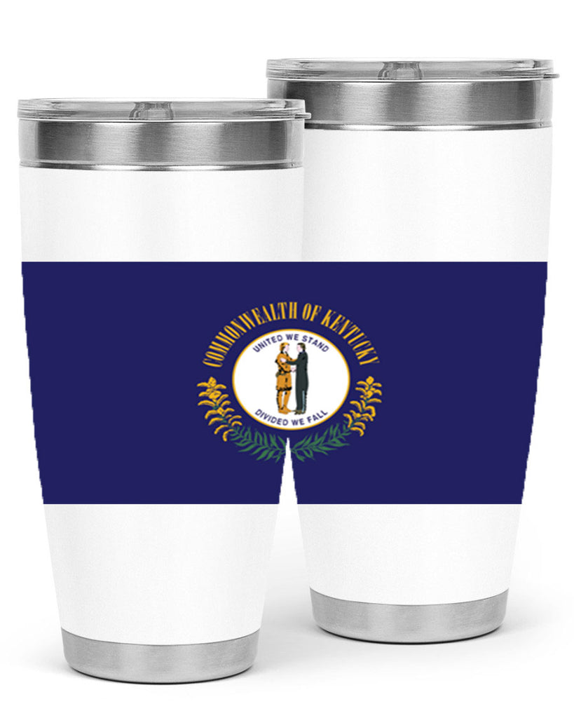 Kentucky 35#- Us Flags- Tumbler