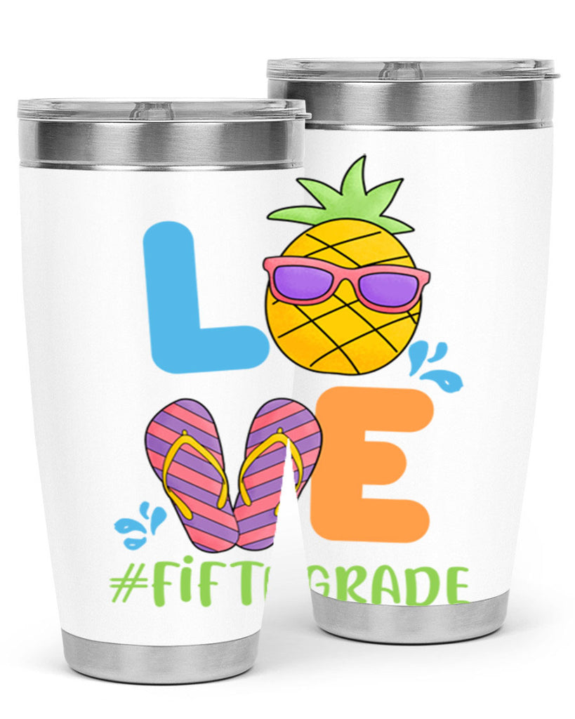 LOVE 5th Grade Summer Pineapple 19#- 5th grade- Tumbler